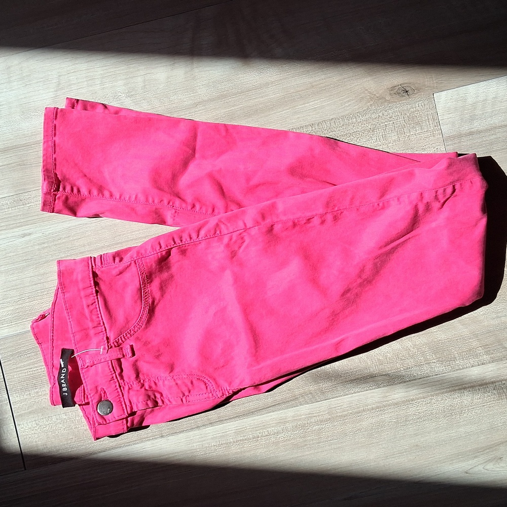 J Brand Hot Pink Women's Super Skinny Pants
